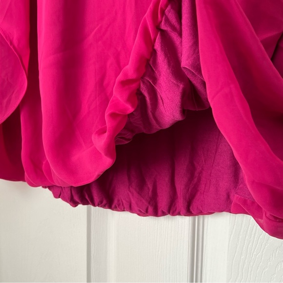 NEW! JM Collection Fuchsia Dressy Top Sz 3X - Picture 10 of 11